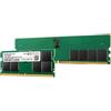 Transcend JetRam JM5600ASG-8G memoria 8 GB 1 x DDR5 5600 MT/s 262-pin SO-DIMM [JM5600ASG-8G]