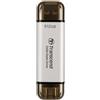Transcend SSD esterno Transcend ESD310 512 GB Da USB tipo A a C 3.2 Gen 2 (3.1 2) Argento [TS512GESD310S]