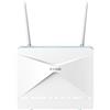 D-Link G415/E router wireless Gigabit Ethernet Dual-band [2.4 GHz/5 GHz] 4G Blu, Bianco (EAGLE PRO AI SMART ROUTER) [G415/E]