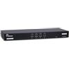 Inter-Tech AS-9108HA switch per keyboard-video-mouse (kvm) Montaggio rack Nero [88887300]