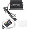 Ausla Luci Cielo Stellato, Kit LED RGBW 16W con 150 Fibre Ottiche 0,75mm x 2m e Telecomando per Luci Stellate, 100-265V EU