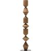 Mogg - Lampada a stelo Costantina - Legno naturale - Legno Iroko - Designer Nava + Arosio