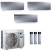 Daikin CLIMATIZZATORE DAIKIN EMURA III SILVER TRIALSPLIT 9000+9000+12000+3MXM68N INVERTER R-32 WI-FI