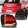 VLAND Fari posteriori Per Polo Mk5 6r 6c Tsi 2009-2017 Gruppo Luci Posteriori, Fanale Posteriore Con Indicatore Dinamico (Fumé)