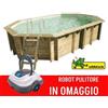 Piscina in legno 4,00 m x 6,10 m ottagonale - Azura 610 Ubbink