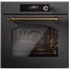 Ilve PRONTA CONSEGNA - Ilve Forno elettrico da incasso Nostalgie OV601NL3 finitura grafite mat/ottone da 60 cm