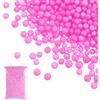 PATIKIL Perline di Polistirolo, 7-9mm Palline di Schiuma, Mini Palline Piccole per Fai da Te Materiali per Artigianato Decorazioni per Matrimoni Feste Arte Fatte in Casa, Rosa