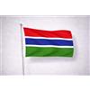 Ideabandiere.com Bandiera Gambia in Tessuto Nautico Professionale - Tutte le misure