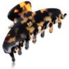 Balmain Hair Couture Cellulose Acetate Pince à cheveux Medium Tortoise Shell Fermacapelli 1 pz.