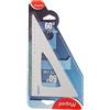 Maped Squadra a 60° in alluminio anodizzato, 21 cm, colore: Grigio grigio