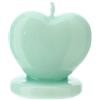 HERVIT Candela Cuore Verde 7,5 Cm