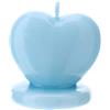 HERVIT Candela Cuore 7,5 Cm Blu