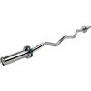 LivePRO Bilanciere cromato EZ Olympic Curl Bar da 120 cm