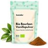 Kamelur 20g di vero BIO Bourbon vaniglia macinato dal Madagascar - aromatico BIO Bourbon Vanilla in polvere, senza additivi - confezionato in imballaggi biodegradabili