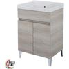 Feridras Lavatoio cm.60x48 colore Rovere Grigio