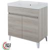 Feridras Lavatoio cm.80x48 colore Rovere Grigio