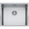 Apell PRONTA CONSEGNA - SPEDIZIONE IMMEDIATA Apell SZ54FSFR Lavello da Incasso 1 Vasca Sopratop - Filotop - Sottotop 54 x 44 cm Acciaio Inox Spazzolato Spazio R15