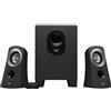 Logitech 980-000413 set di altoparlanti 25 w pc nero 2.1 canali 5 w