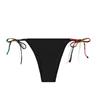 Freddy Slip bikini con chiusura a laccetti e dettagli tropical