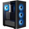 GielleService Case Unykach Revelat Mesh Compact Edition ATX Micro ATX ITX UK121805 Pannello laterale in vetro temperato USB-A 2.0 USB-3.0