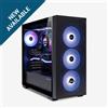 GielleService Case Unykach Revelat Mesh Black ATX Micro ATX ITX UK121803 Pannello laterale in vetro temperato USB-A 3.0 USB-C e audio