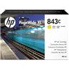 HP CARTUCCIA INCHIOSTRO ORIGINALE HP 843C XL C1Q68A GIALLO PageWide XL 4000