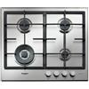 Whirlpool GMR 6422-IXL Piano cottura Incasso Gas 4 fuochi 59.5 cm Acciaio inossidabile