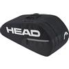 HEAD Base Racquet Bag M - Borsa per racchette, M, nero/arancione