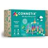 CONNETIX Piastrelle Magnetiche Arcobaleno Pacchetto Ball Run, 92 Pezzi