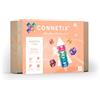 CONNETIX Piastrelle Magnetiche Pastello Pacchetto Quadrato, 40 Pezzi