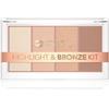 Bell HYPOAllergenic Highlight & Bronze Kit Palette contouring 20 g