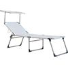 Mobili Fiam Lettino con Parasole Amigo+40 Made in Italy 039TX FIAM