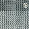 TENAX Rete Tessuta Decorativa Frangivista in PVC e Poliestere, Texstyle Double, Argento, 1,00x5 m