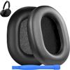 MMOBIEL Cuscinetti di Ricambio per Sony WH-1000XM5 by MMOBIEL - Memory Foam & Cuscinetti in Similpelle Protein PU - Padiglioni Auricolari Anti-Rumore - Nero