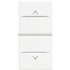 BTICINO Pulsante doppio 1P NO + 1P NO 10A 250 Vac interbloccato bianco Bticino HD4037 [27021000]