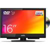 Cello TV LED C1624F da 16 pollici con lettore DVD integrato e altoparlanti Pitch