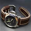 Cinturino vintage in pelle marrone fatto a mano per orologi Panerai da 20-26 mm