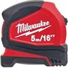 Milwaukee Flexómetro PRO 5m/16ft x 25mm métrica (cajas de 6)