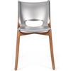 Alessi PS19 S Poele Chair Sedia acciaio satinato