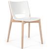 Alessi PS19 W Poele Chair Sedia acciaio Bianco