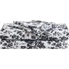 Betsey Johnson Lenzuola intere, morbide e leggere, resistenti allo sbiadimento e alle pieghe (Betseys Toile Black, Full)