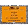 Arches Blocco Per Acquerello Incollato 4 Lati (20 Fogli) - Grana Torchon - 300 G/Mq - 18 X 26 cm