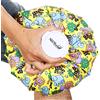 Neotech Care Borsa del ghiaccio per lesioni, gonfiore, mal di testa, sollievo dal dolore, primo soccorso, con coperchio a vite, riutilizzabile, ricaricabile e impermeabile, 28 cm, motivo animalier