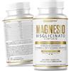 NUTREA PRO Magnesio bisglicinato capsule 180 | Magnesio bisglicinato puro con vitamine B,C,D | Magnesium glycinate Contro Stress, Affaticamento, Muscoli e qualità del Sonno | Magnesium bisglycinate NUTREA PRO®