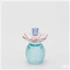 EDG Enzo De Gasperi Portacandela Flower in Vetro H 16 Cm D 12 Cm Blu Mix