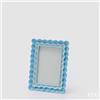 EDG Enzo De Gasperi Portafoto Cornice Balze Rettangolare H 20 Cm L 15 Cm Blu