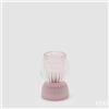 EDG Enzo De Gasperi Lampada da Tavolo Biforma a Righe Led H 13 Cm D 9 Cm IP20 Rosa