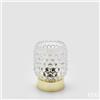 EDG Enzo De Gasperi Lampada da Tavolo Bubbles Rotondo Led H 11 Cm D 8,5 Cm IP20 Scatola Regalo Natural