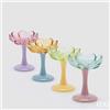 EDG Enzo De Gasperi Portacandela a Forma di Fiore Ass. H 13,5 Cm D 11 Cm Multicolor 1 Pz