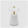 EDG Enzo De Gasperi Lampada da Tavolo Lily H 17,50 Cm D 11 Cm IP20 Bianco Scatola Regalo